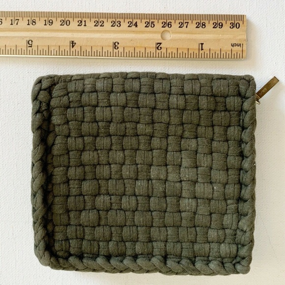 Rags to Riches Olive Green Square Wallet - Picture 3 of 8